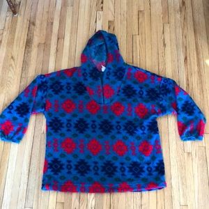 Vintage Jeans Wear Brand Fleece Pullover Hoodie